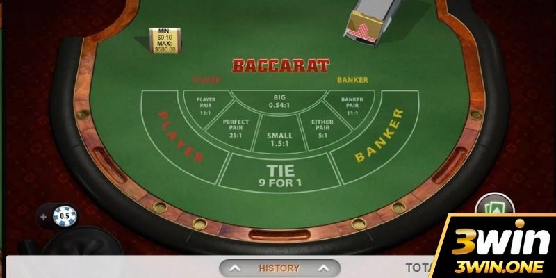 Tham gia chơi game bài baccarat tại 3win